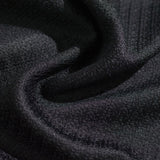 Black Tone-on-Tone Jacquard, Cotton-Poly — photo 3