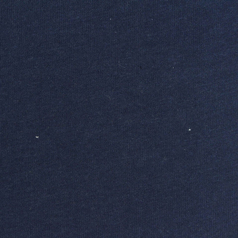 Cotton Polyester Scuba Knit Fabric, 305 gsm, 170 cm — Navy