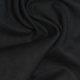 Viscose Nylon Stretch Ponte Knit Fabric, 290 gsm, 160 cm — Black — photo 3