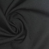 Viscose Nylon Stretch Ponte Knit Fabric, 340 gsm, 165 cm — Black — photo 3