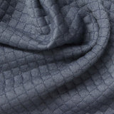 Blue Heather Jersey Knit, Polyester — photo 3