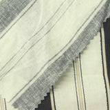 Dark Grey Vertical-Stripe Woven, Linen-Viscose — photo 3