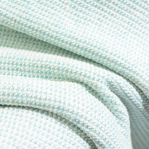 Off-White Geometric Chunky Knit, Poly-Cotton, 339 gsm