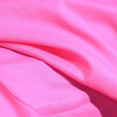 Linen Cotton Woven Fabric, 140 gsm, 142 cm — Pink