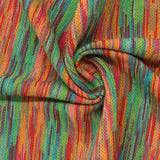 Pink Vertical-Stripe Mesh, Polyester — photo 3