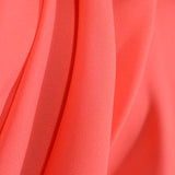 100% Polyester Linen-Look Fabric, 115 gsm, 147 cm — Red — photo 3
