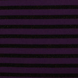 Striped Piqué Knit Fabric, 205 gsm, 160 cm — Purple — photo 3