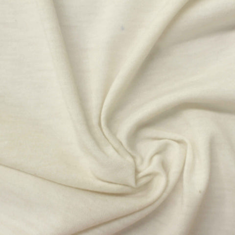 Polyester Viscose Stretch Jersey Knit Fabric, 148 gsm, 180 cm — Beige