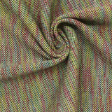 Khaki Houndstooth Mesh, Polyester — photo 3