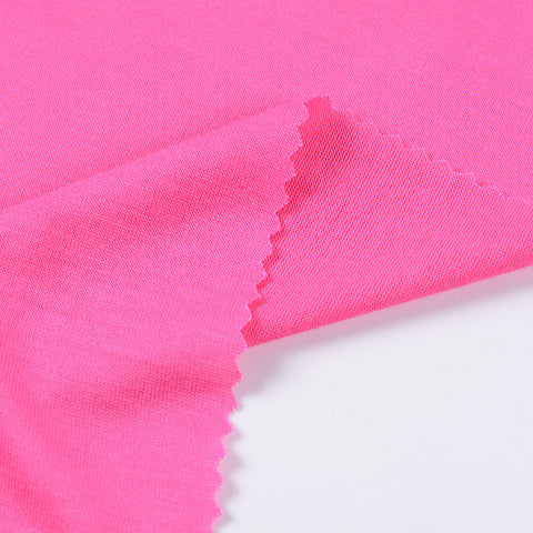 Polyester Viscose Jersey Knit Fabric, 138 gsm, 152 cm — Pink