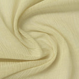 Cream Tone-on-Tone Chevron Crepe, Cotton-Poly — photo 3