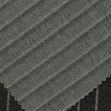 White Vertical-Stripe Ponte Knit, Poly-Viscose — photo 3