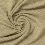 Yarn-Dyed Polyester Viscose Metallic Waffle Knit Fabric, 158 gsm, 165 cm — Khaki — photo 3