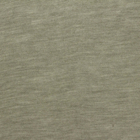 Light Olive Marl Jersey Knit, Viscose-Acrylic