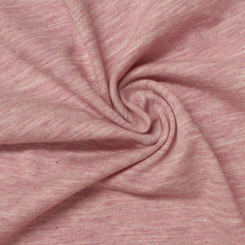 Cotton Polyester Stretch Jersey Knit Fabric, 160 gsm, 175 cm — Pink