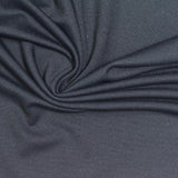 Brushed Polyester Stretch Jersey Knit Fabric, 245 gsm, 170 cm — Navy — photo 3
