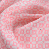 Pink Check Jacquard, Cotton-Poly — photo 3