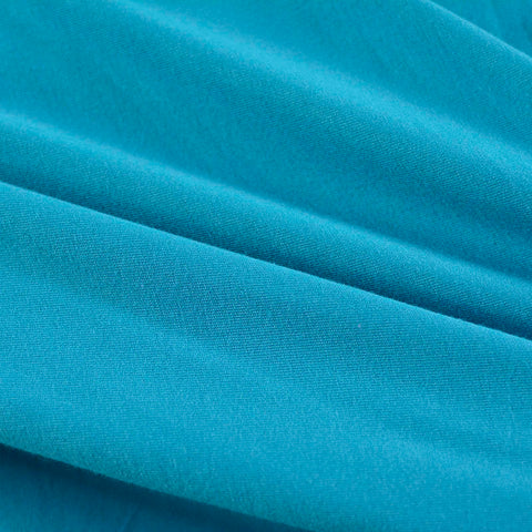 Viscose Stretch Jersey Knit Fabric, 186 gsm, 150 cm — Blue