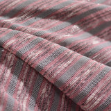 Grey Horizontal-Stripe Chunky Knit, Metallic-Poly — photo 3