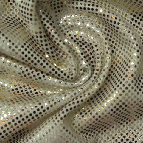 Silver Dots Knit, Viscose