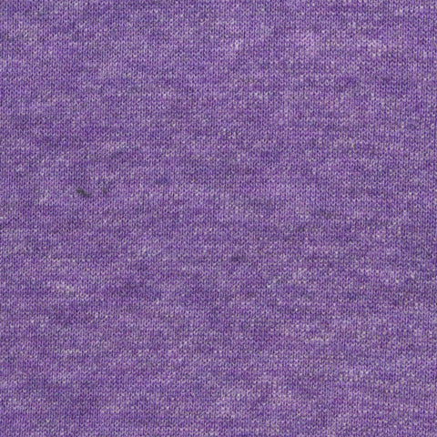 Purple Marl French Terry, Cotton-Poly, 265 gsm