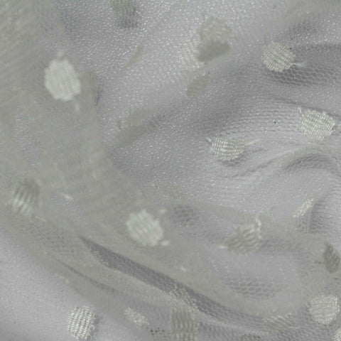 Light Grey Dot Mesh