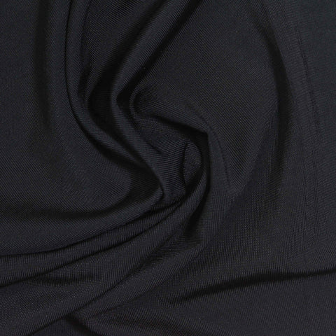 Viscose Stretch Jersey Knit Fabric, 180 gsm, 160 cm — Navy