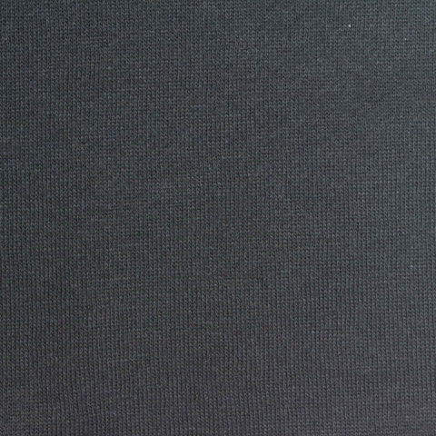 Brushed Polyester Cotton French Terry Fabric, 280 gsm, 190 cm — Grey