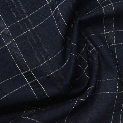 White Check Woven, Cotton