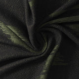Dark Green Camo Jacquard, Poly-Viscose — photo 3