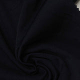 100% Polyester Piqué Knit Fabric, 185 gsm, 170 cm — Black — photo 3