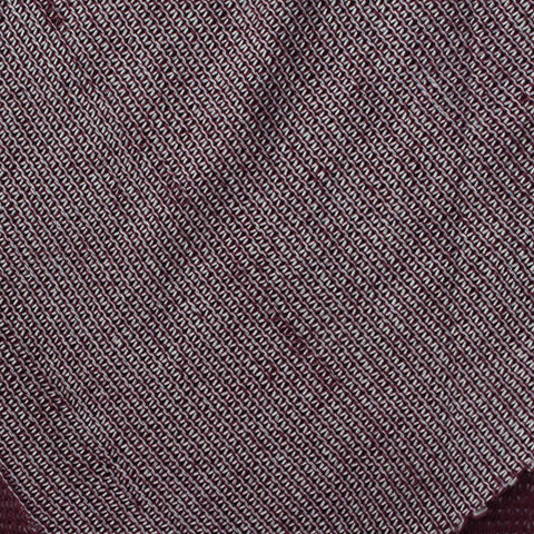 Deep Red Marl Chunky Knit, Viscose-Poly, 140 gsm