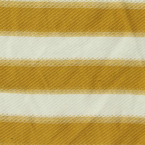 Yellow Horizontal-Stripe Jacquard, Cotton