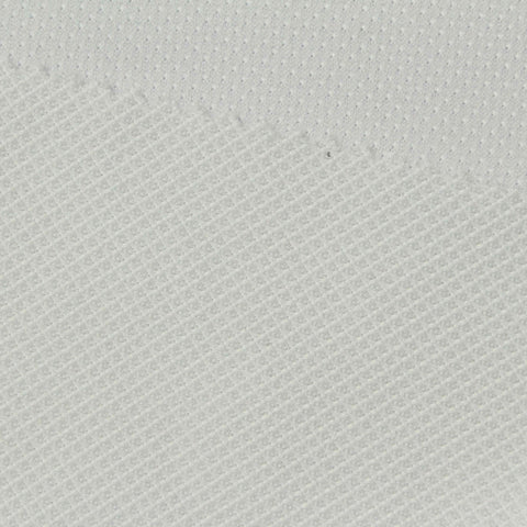 100% Polyester Piqué Knit Fabric, 200 gsm, 180 cm — White