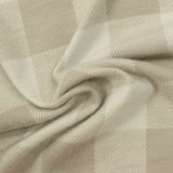 Cream Check Knit, Polyester — photo 3
