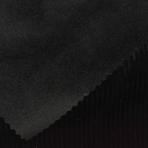 Polyester Stretch Knit Fabric, 450 gsm — Black