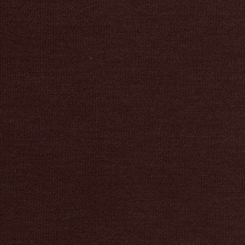 Brushed Polyester Viscose Stretch French Terry Fabric, 250 gsm, 162 cm — Brown