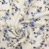 Blue Floral Knit, Polyester — photo 3