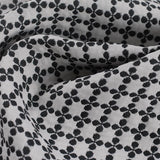 Floral 100% Polyester Woven Fabric, 305 gsm, 143 cm — Grey — photo 3
