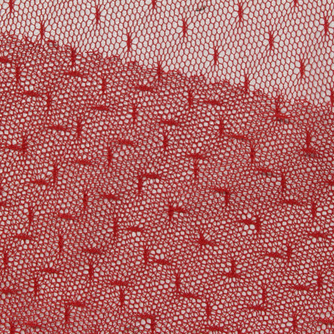 Red Dots Lace, Polyester