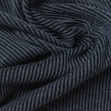 Polyester Viscose Stretch Jersey Knit Fabric, 210 gsm, 140 cm — Navy — photo 3