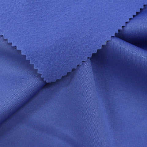 Polyester Stretch Jersey Knit Fabric, 222 gsm, 147 cm — Blue