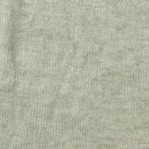 Viscose Polyester Blend Stretch Chunky Knit Fabric, 300 gsm — Green