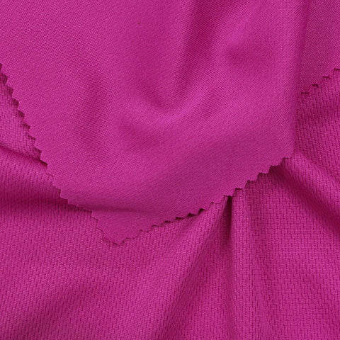 100% Polyester Mesh Fabric, 121 gsm, 180 cm — Pink