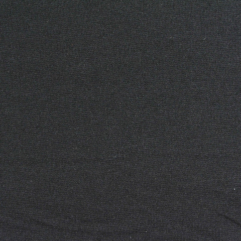 Polyester Stretch Ponte Knit Fabric, 310 gsm, 150 cm — Black, ref EF-264133
