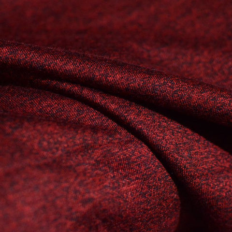 Red Marl Jacquard, Poly-Viscose, 150 cm, ref EF-5748