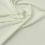 Polyester Stretch Rib Knit Fabric, 190 gsm, 170 cm — White — photo 3