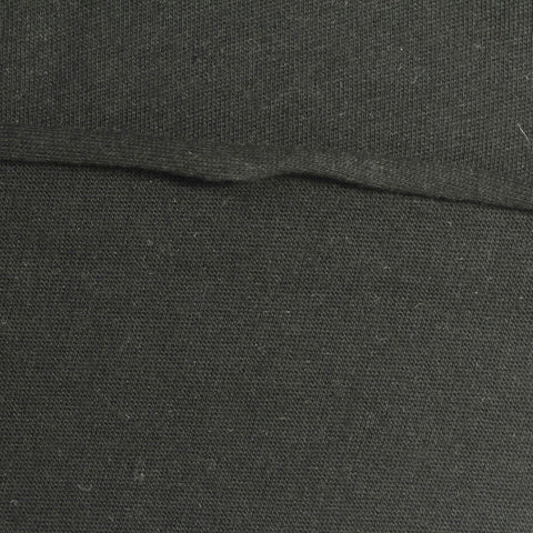 Cotton Stretch Jersey Knit Fabric, 150 gsm, 172 cm — Black