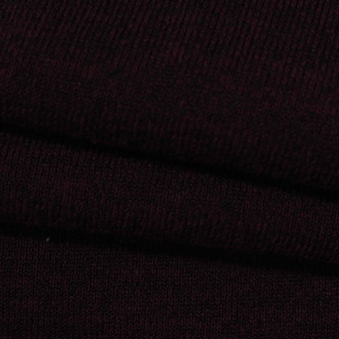 Polyester Stretch Chunky Knit Fabric, 300 gsm, 155 cm — Red