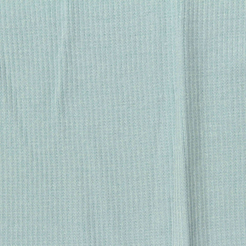 Viscose Stretch Rib Knit Fabric, 255 gsm, 105 cm — Blue